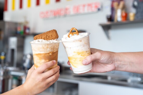 Biscoff Cookie Butter Concrete & Preztel Caramel Concrete | Photography by Sunny Rajabi