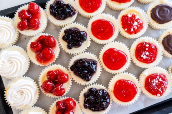 Mini Cheesecakes, Assorted Flavors | Photography by Sunny Rajabi