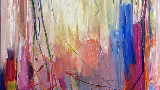 Garden Party, Acrylic/Canvas, 36"x36"