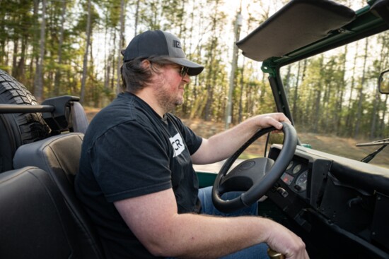 Chris truly enjoyed working on this Tuscan Blue Defender.