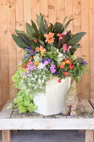 Container gardens are perfect for all-season curb appeal.