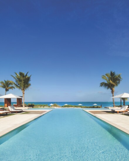 Adults-only pool at Grace Bay Resort.