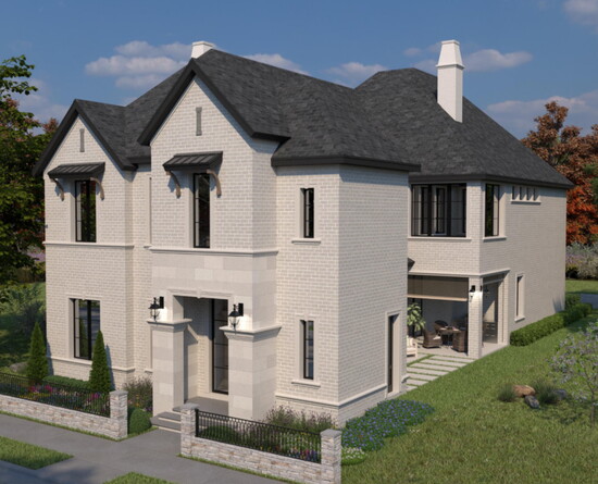 WillowTree Custom Homes Carillon Parc residence rendering.