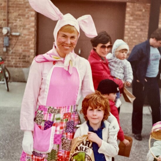 1980 Easter Egg Hunt.