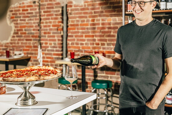 Anthony Guerra at Oakwood Pizza Box in Raleigh