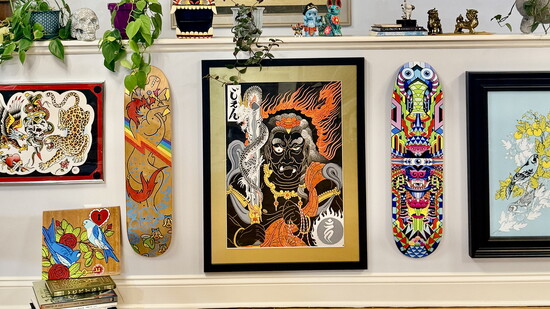 Art on display at Electric Unicorn