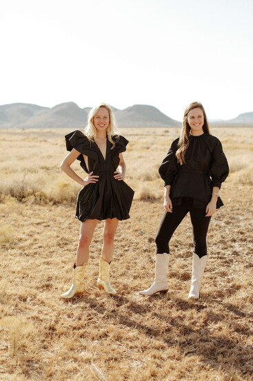 Miron Crosby Co-Founders Lizzie Means Duplantis (L) and Sarah Means (R). 