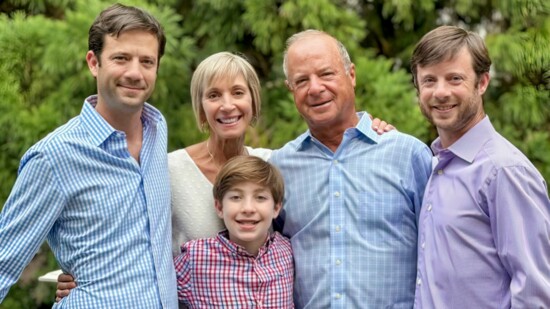 The Sonenshine family: Marc, Sharon, Kenny, Stephen, and Dylan