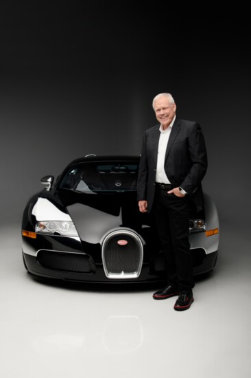 Craig Jackson with a Bugatti..