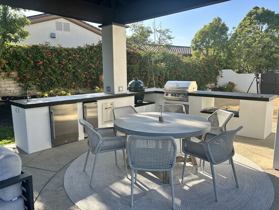 The design phase took about a month, followed by permitting and HOA approval; the project was completed in just under 3 months.