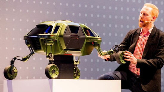 Byron debuts the Hyundai ELEVATE at Consumer Electronics Show.