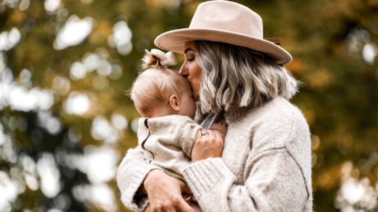 Jeanna Trotman with her daughter, Quinn