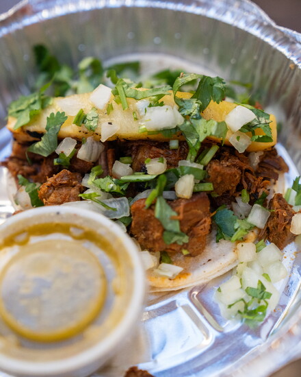 Tacos al pastor from Ladue Taco