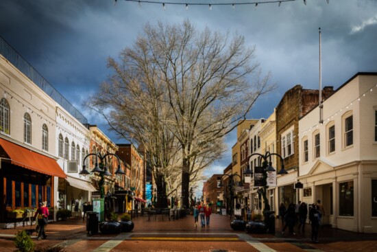 Downtown Mall in Charlottesville. 