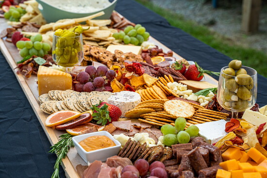 Charcuterie board.