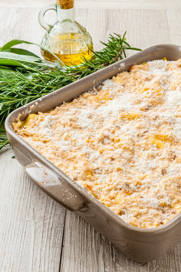 Onion and Bell Pepper Strata — just add the salsa!