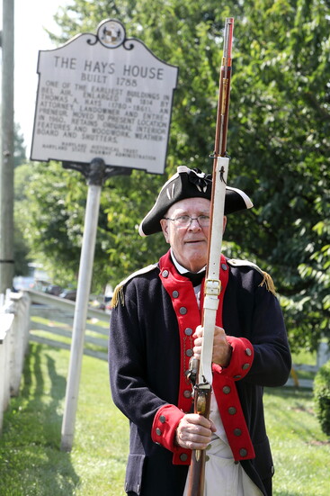 Reenactment at the Hays House. Photo courtesy of Hello Harford.