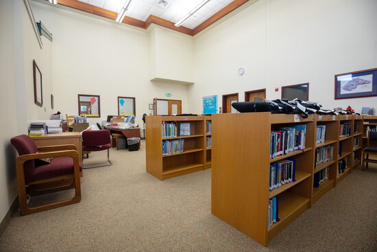 The library at the Highlands School. Photo Credit: Kerry Paradis Photography