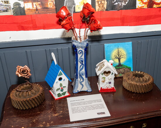Veterans art on display at Monthaven.