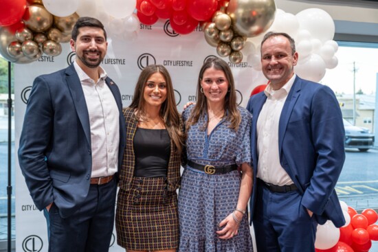 Anthony Rizzo, Lucille Rizzo, Carly Mac Manus and Jake Slowinski