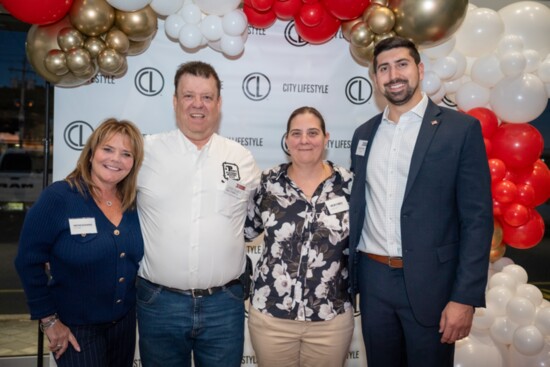 Kristine Buonanno, Steve Hopper, Vicky Meo with Publisher Anthony Rizzo