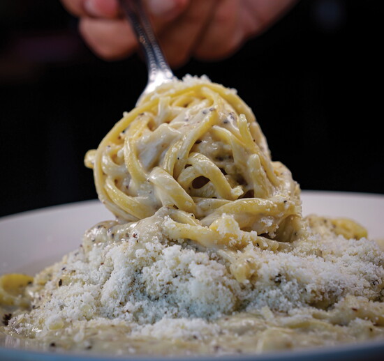 Tarantella On 4th's classic, creamy Cacio e Pepe.