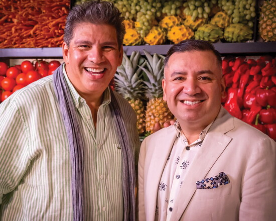 José Díaz Romero (left) and Roberto Carlos Lemus, founders of Affluent Hispanic Philanthropies, the 501(c)(3) nonprofit that presents Latino Restaurant Week.