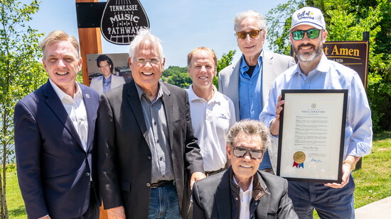 Randy Travis receives a proclamation declaring June 2, 2026 as "Randy Travis Day.