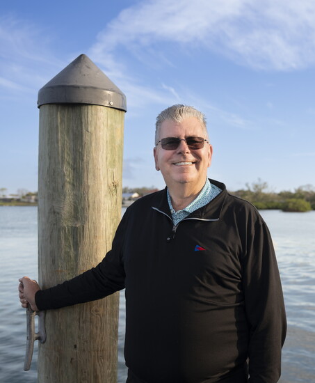 Ed Tindall, General Manager and CEO of the Venice Yacht Club, is all smiles about the club's 75th!