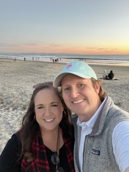 Dr. Clowers and his wife, Leslie, on vacation on Coronado Island, San Diego (Photo by Leslie Clowers)