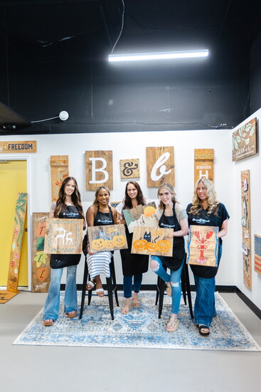 The Aiken Medical Aesthetics team show off their finished products.