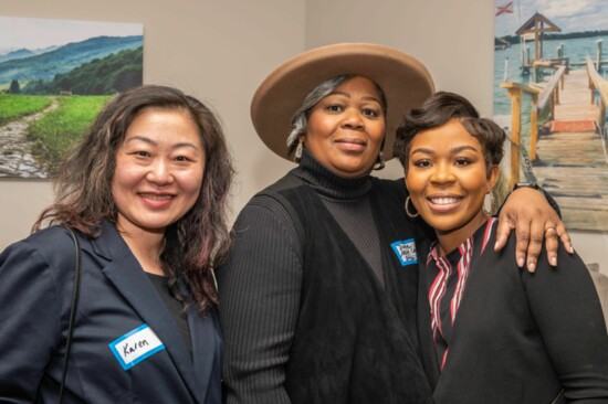 Karen Kwong of Musen Photos, Dionne and Erykah Reliford of Next Lash Studio