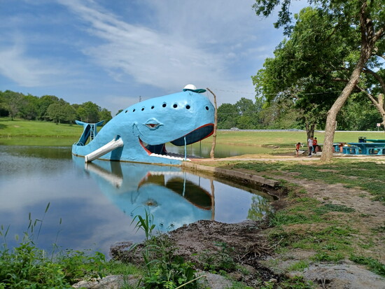 The Blue Whale in Catoosa (Photo by Jerri Culpepper)