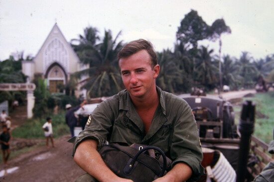 Alan Bailey during his deployment in Vietnam in 1967.