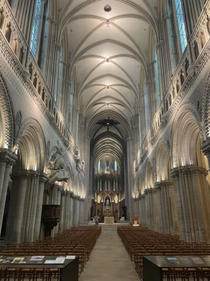Bayeux's Notre Dame Cathedral is one of Normandy's foremost religious edifices. 