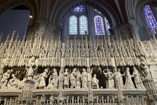 The choir screen in Chartres Cathedral took 200 years to complete.