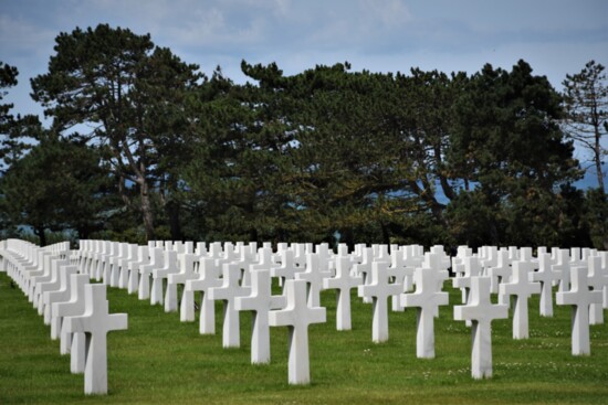 The Military Cemetery at Omaha Beach draws emotion from its visitors.