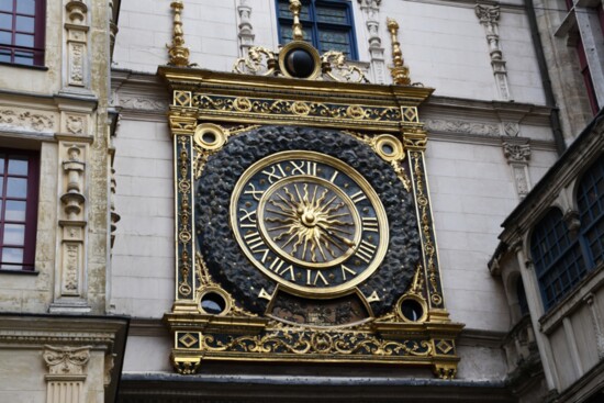 Rouen's Gros-Horloge is a 14th-century astronomical clock.