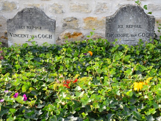 Vincent Van Gogh and his brother Theo are buried in Auvers-sur-Oise.