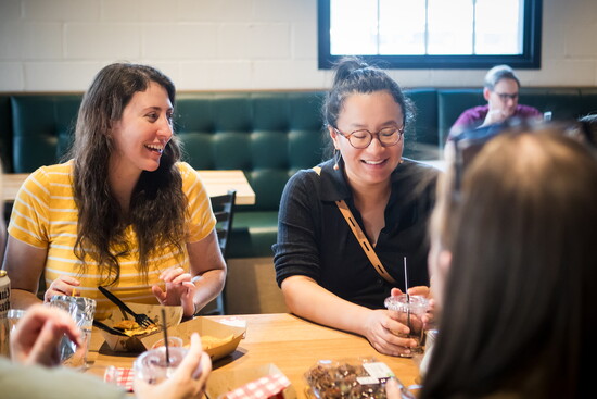 It's great to share ideas and spend time with other moms.