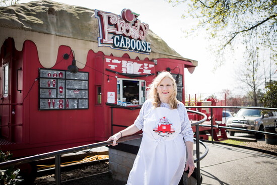 Pam Kachmar is owner of The Frosty Caboose in downtown Chamblee.