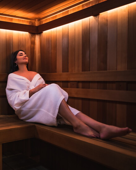 Mandara Spa offers updated saunas, steam rooms, and a tranquil courtyard with hot tub.