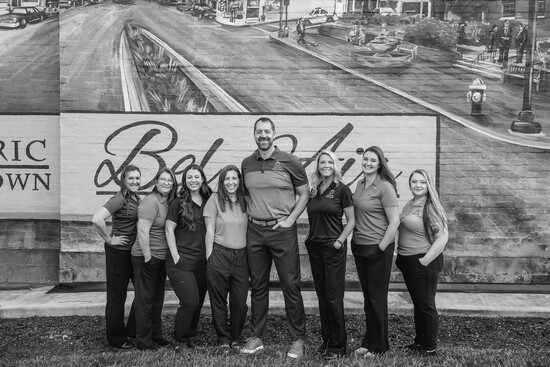 Justin Kress and the leadership team from Just-In Home Care. Photo Credit: Kerry Dietz