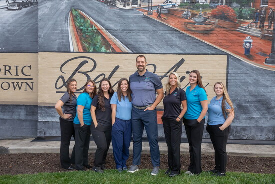 Justin Kress and the leadership team from Just-In Home Care. Photo Credit: Kerry Dietz