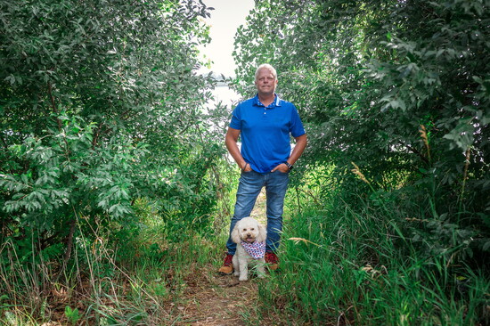 Bob Wiegand, owner, Dog Training Elite Omaha and Millie. 