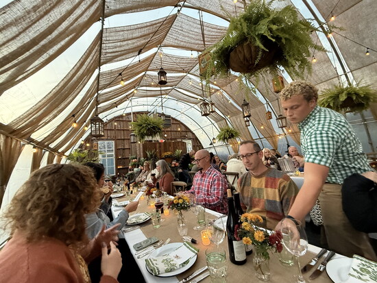 Dinner at Beach Plum Farm