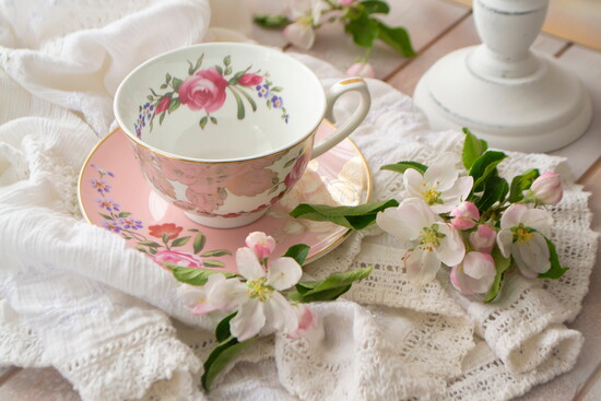 Vintage teacup for a tea party. 