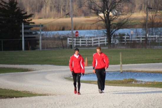 Cole Cronk and Zach Beneteau prepare for the USA Meet of Champions - Photo by D. Beneteau