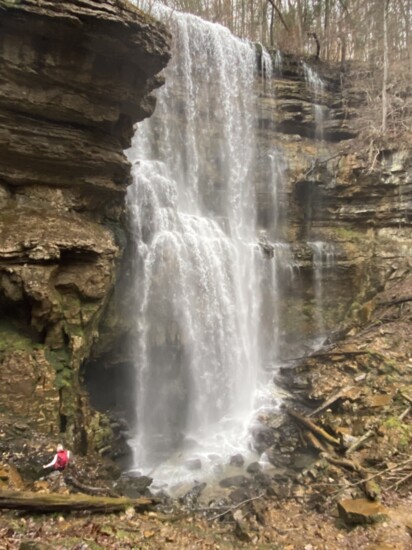 Virgin Falls is an impressive roaring waterfall, but the 4-mile hike to see it is both challenging and beautiful.