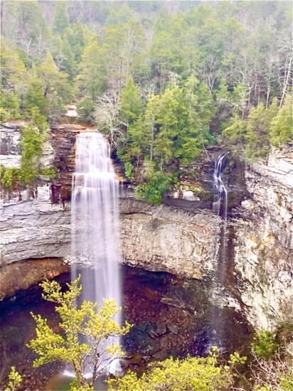 Fall Creek Falls is one of the highest waterfalls east of the Mississippi.